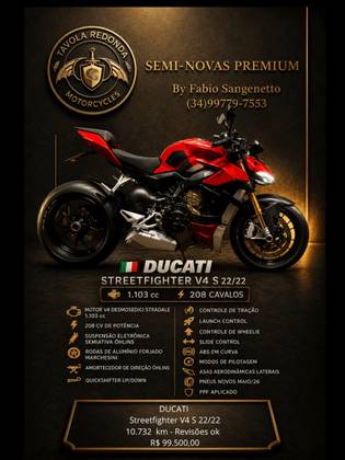 DUCATI STREETFIGHTER V4 S DUCATI STREETFIGHTER V4 S